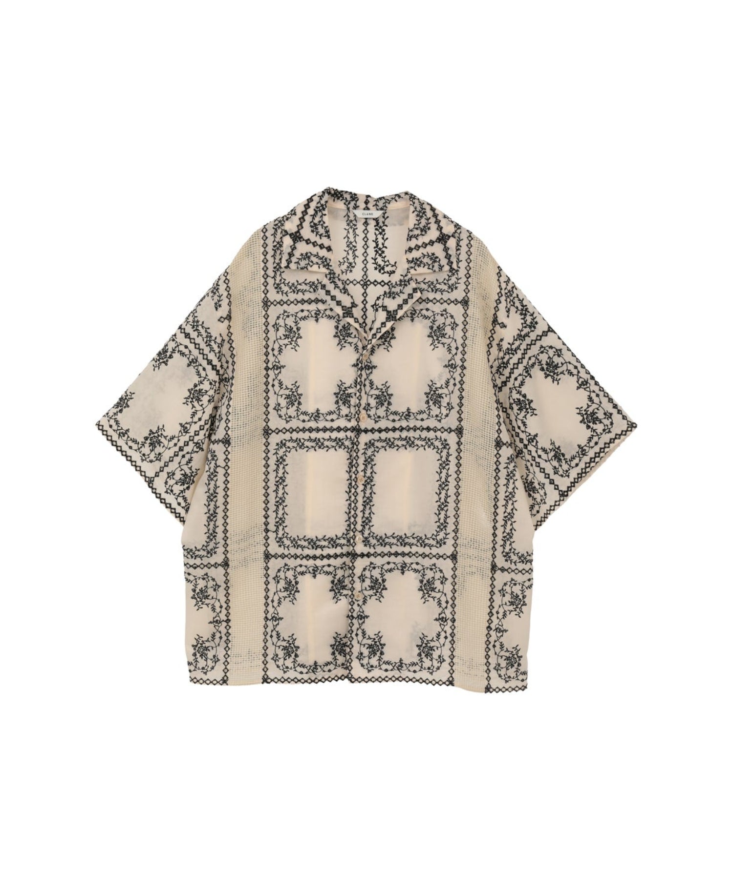 EMBROIDERY LACE BOX SHIRTS