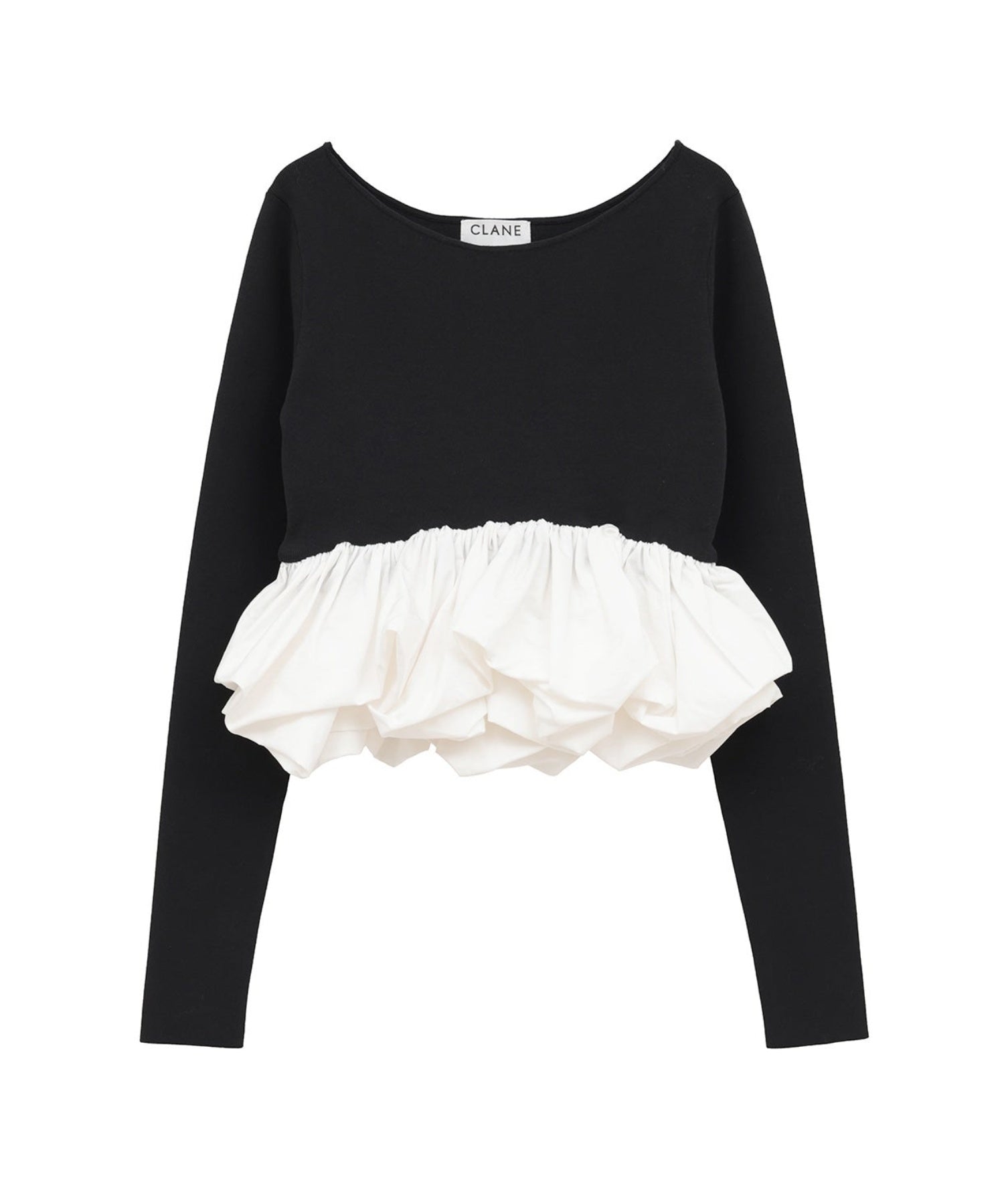 W BALLOON SHORT KNIT TOPS