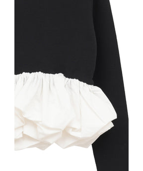 W BALLOON SHORT KNIT TOPS