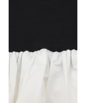 W BALLOON SHORT KNIT TOPS