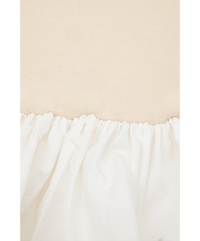 W BALLOON SHORT KNIT TOPS