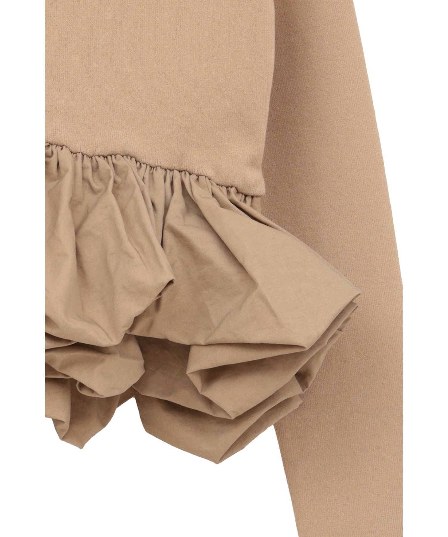 W BALLOON SHORT KNIT TOPS