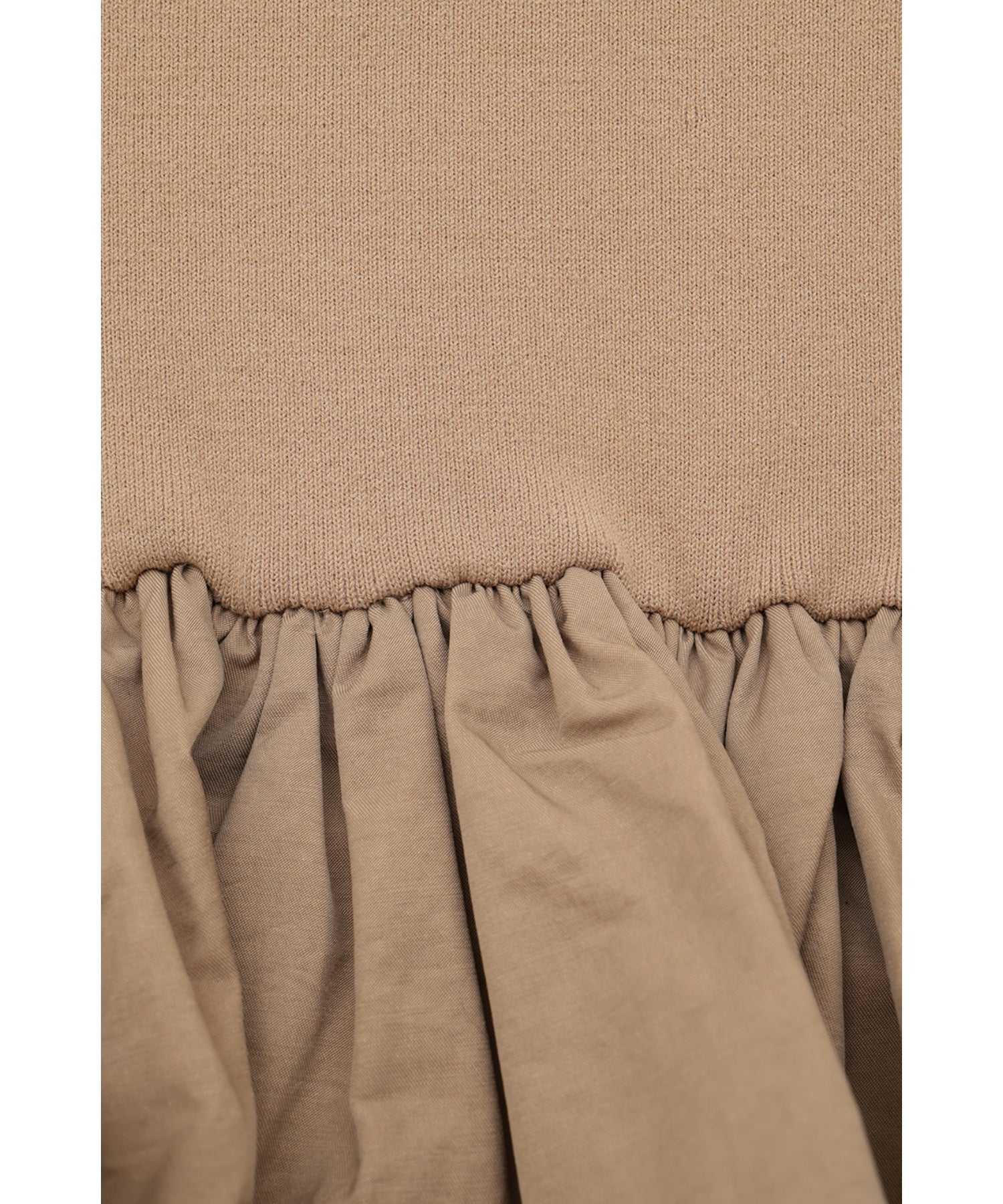 W BALLOON SHORT KNIT TOPS