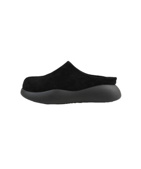 SUEDE PUFF SLIPONS