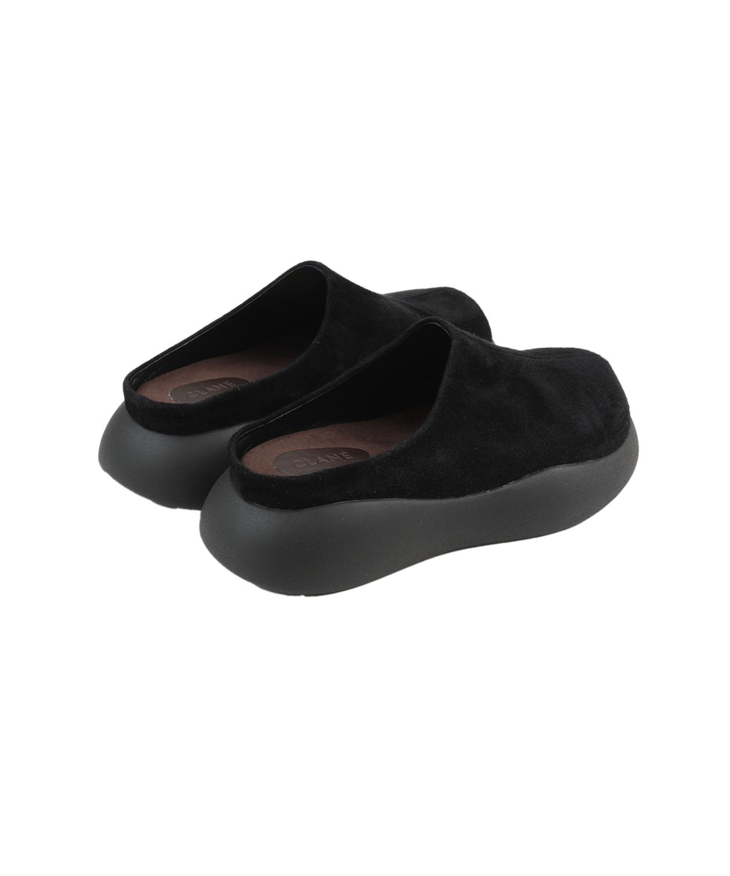 SUEDE PUFF SLIPONS
