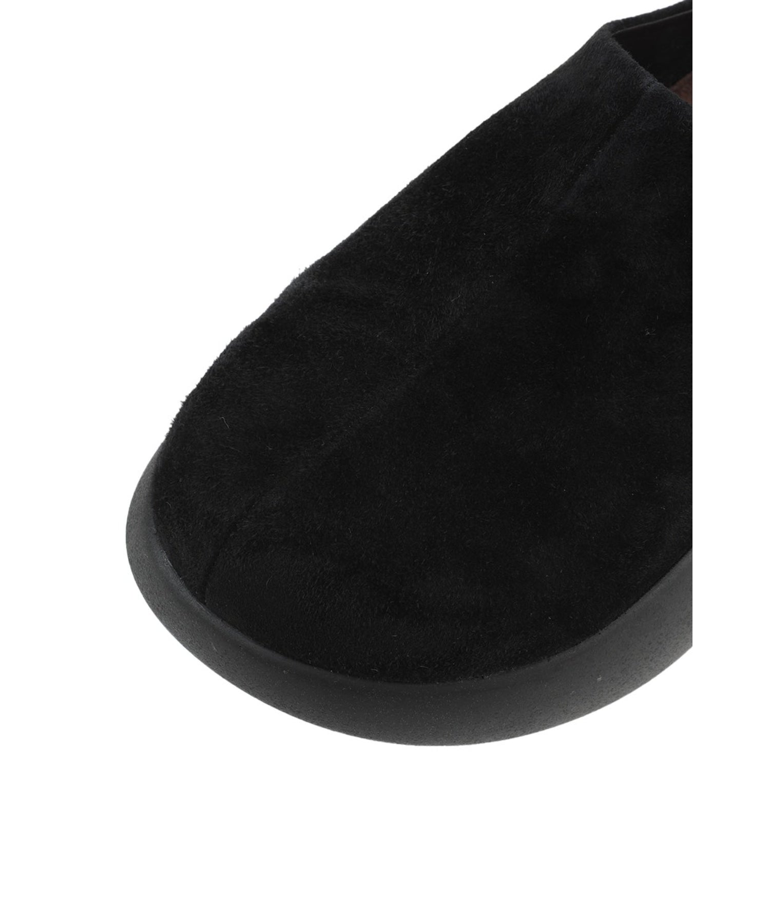SUEDE PUFF SLIPONS