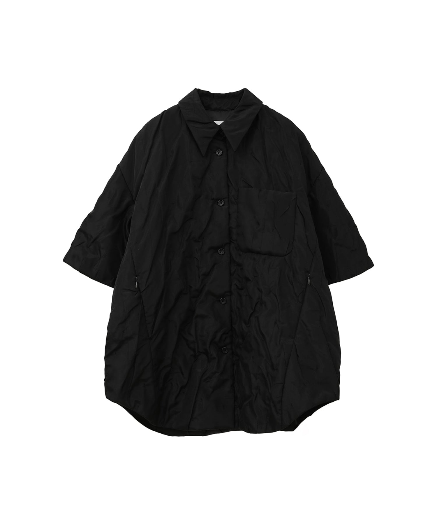 PADDED CRUMPLY SHIRT JACKET