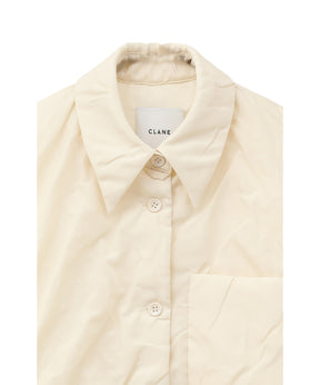 PADDED CRUMPLY SHIRT JACKET