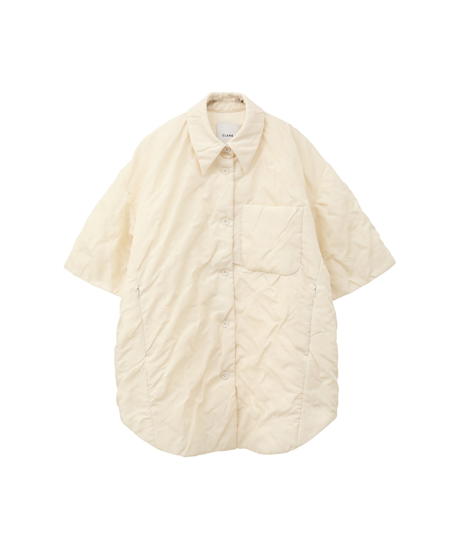 PADDED CRUMPLY SHIRT JACKET