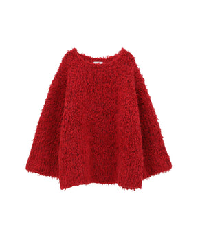 BEAR SHAGGY HAND KNIT TOPS