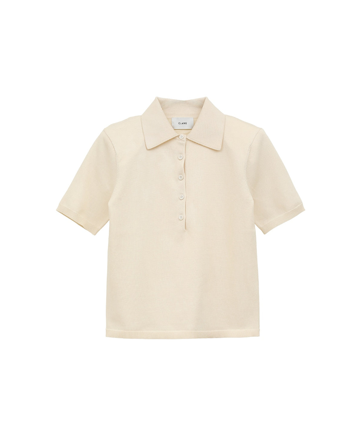 SHOULDER PADS POLO KNIT TOPS