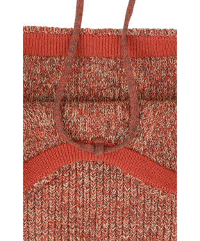 HEATHER COTTON KNIT TUBETOP