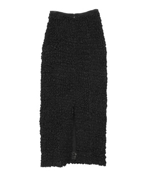 SHIRRING STRAIGHT SKIRT