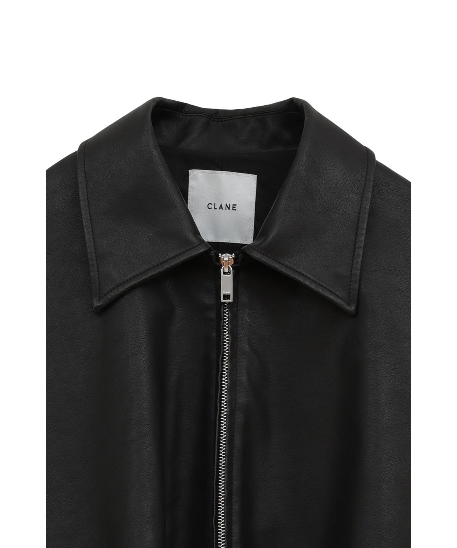 FAKE LEATHER BALLOON JACKET