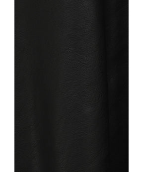 FAKE LEATHER BALLOON JACKET