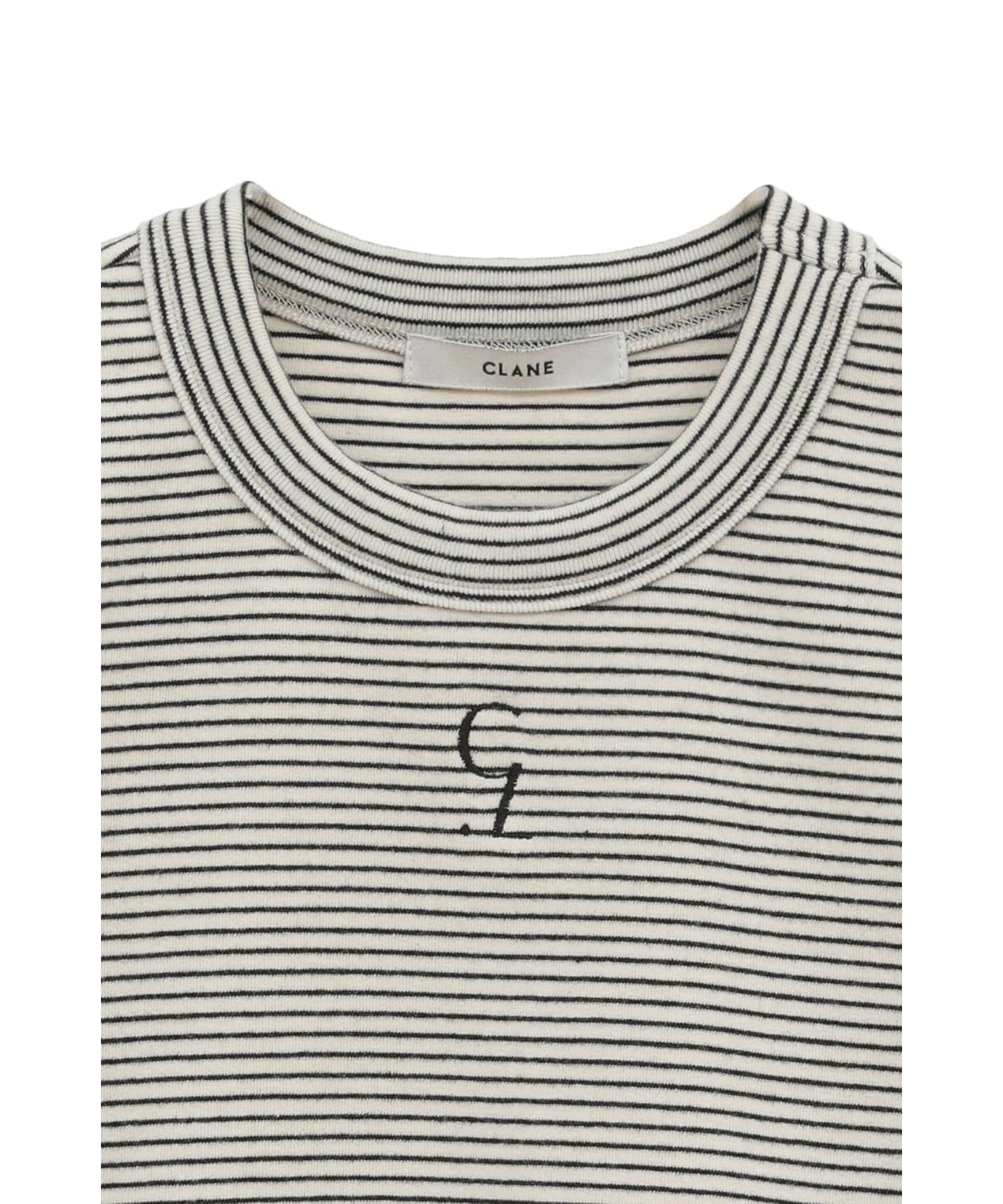 トップス CLANE bjt-5 LOGO CROPPED TIGHT TEE - CLANE (クラネ) - tops (トップス