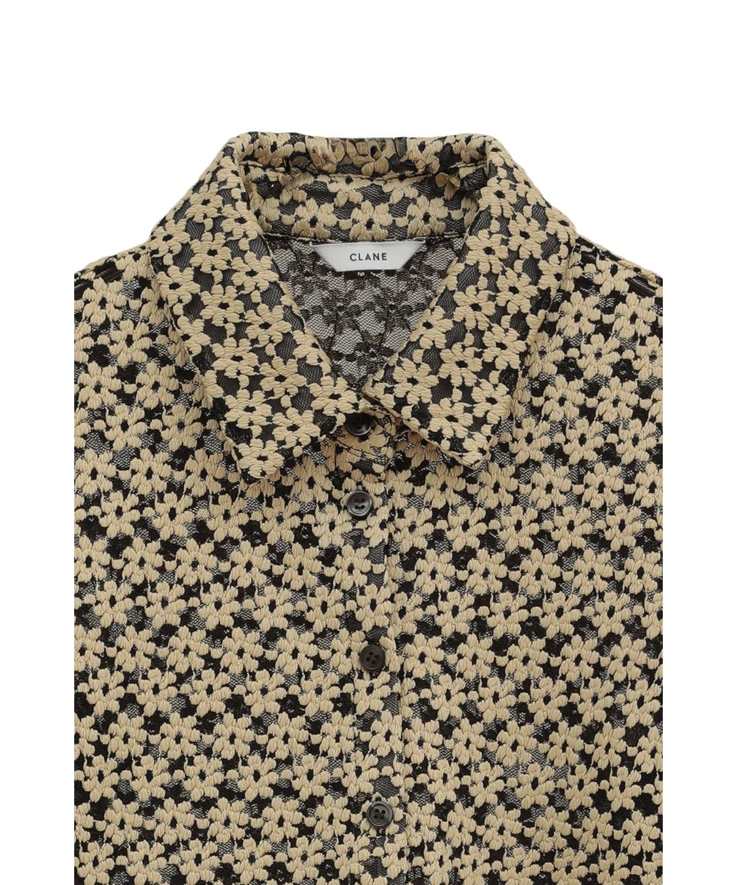 3D FLOWER LACE SHIRT