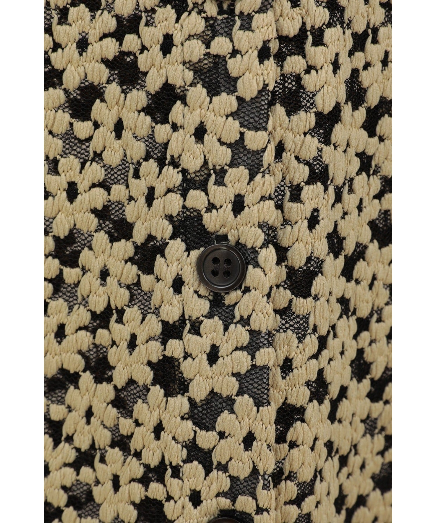 3D FLOWER LACE SHIRT
