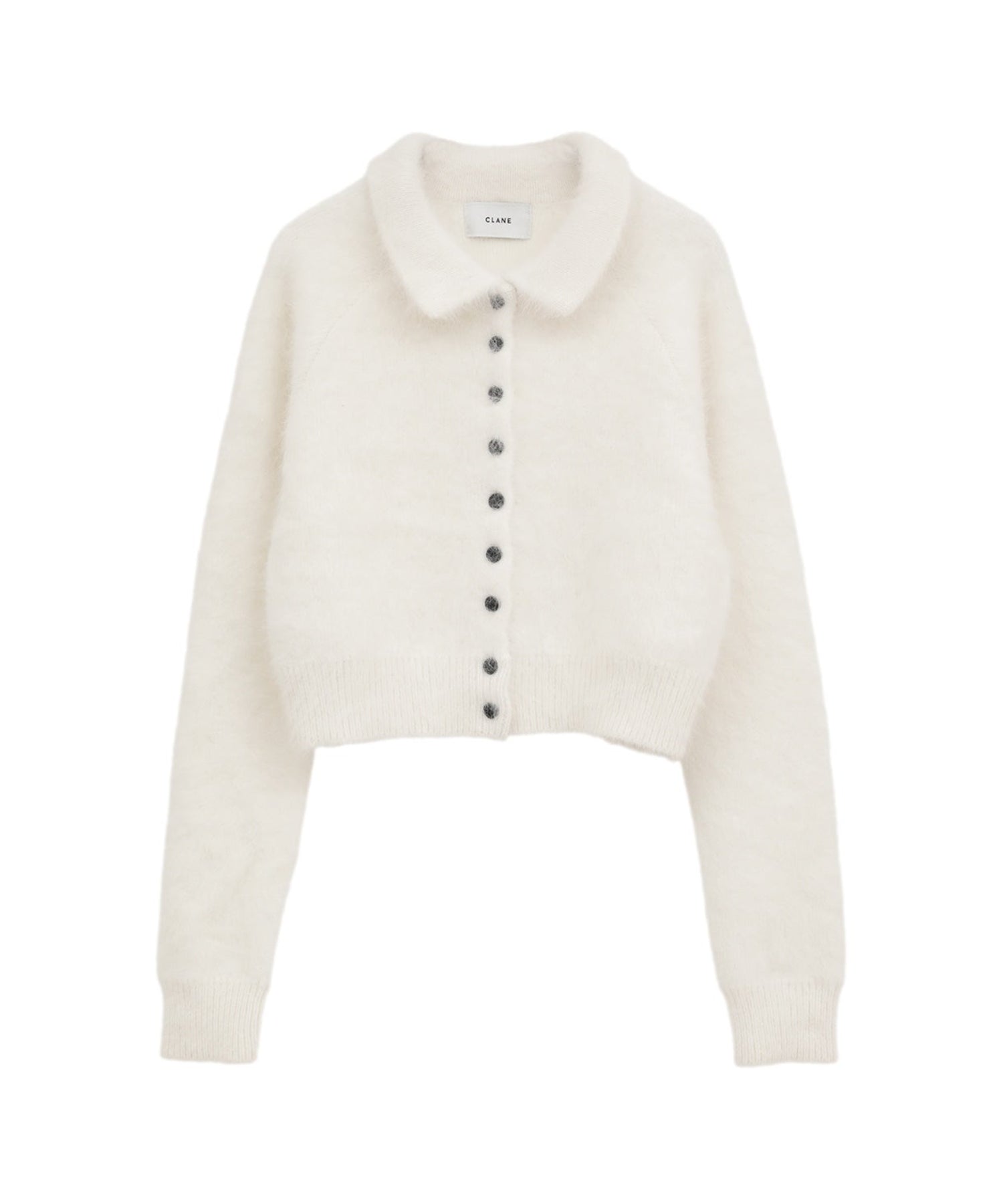 CLANE ショートニットカーディガン CLANE - アンゴラニットカーディガン - ANGORA SHORT KNIT CARDIGAN