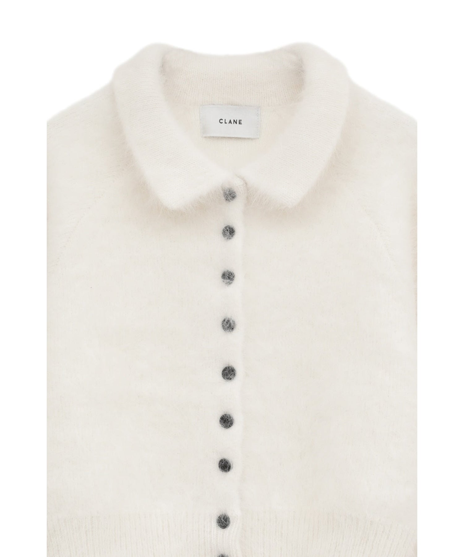 ANGORA SHORT KNIT CARDIGAN - CLANE (クラネ) - tops (トップス