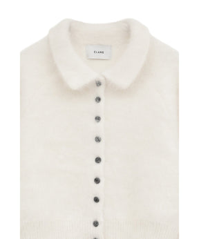ANGORA SHORT KNIT CARDIGAN