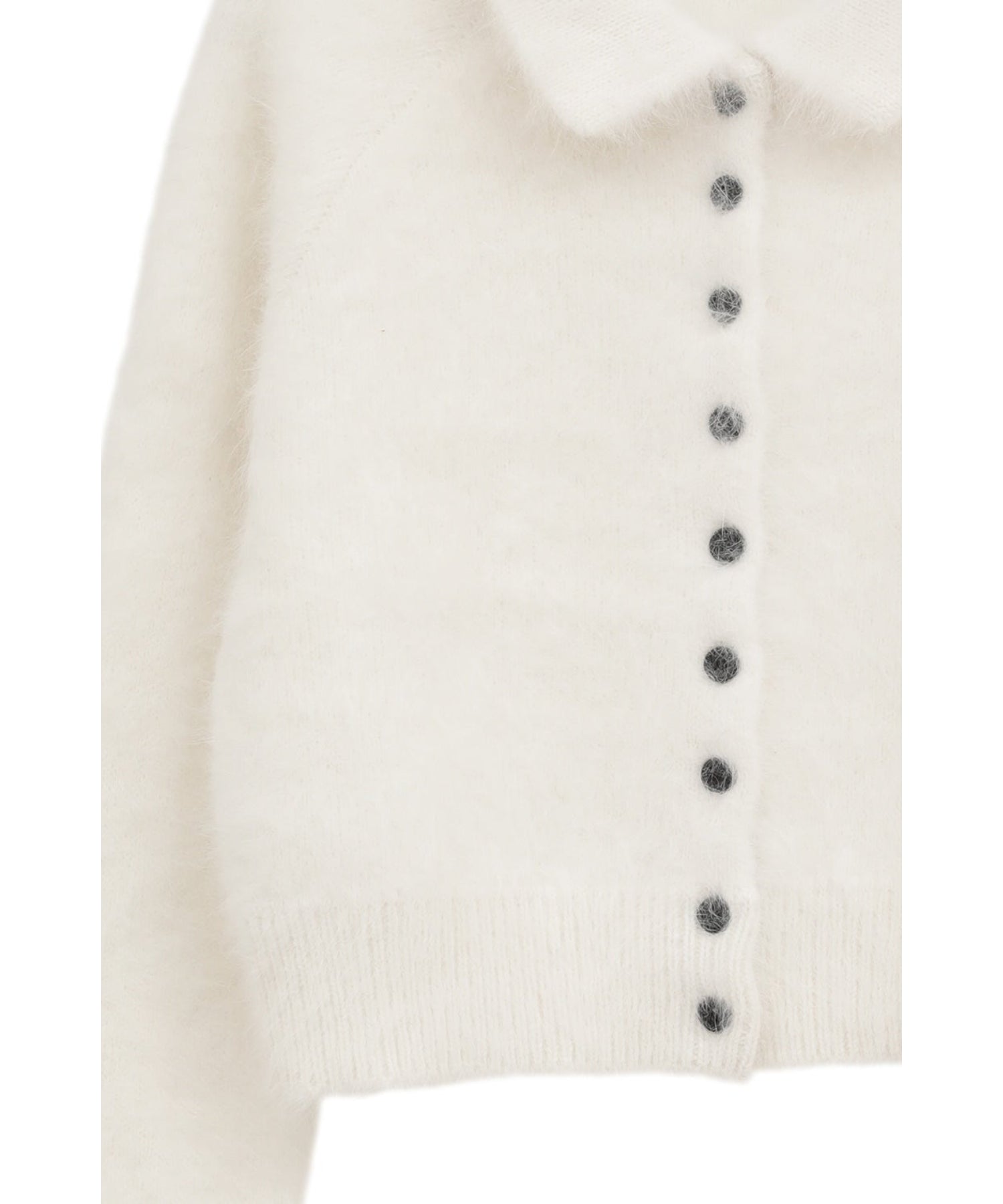 ANGORA SHORT KNIT CARDIGAN