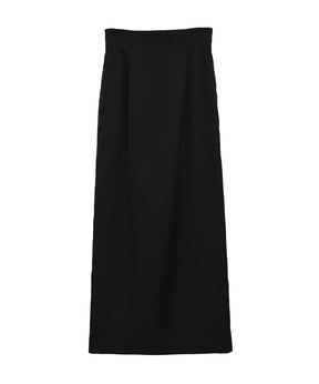 HIGH WAIST STRAIGHT SATIN SKIRT