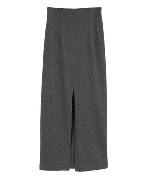 TEXTURE SLIT SKIRT