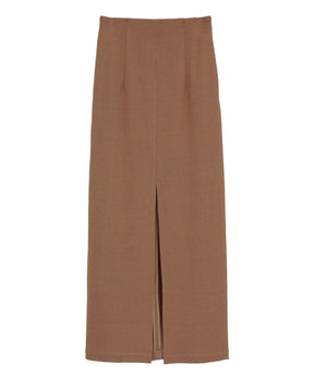 TEXTURE SLIT SKIRT