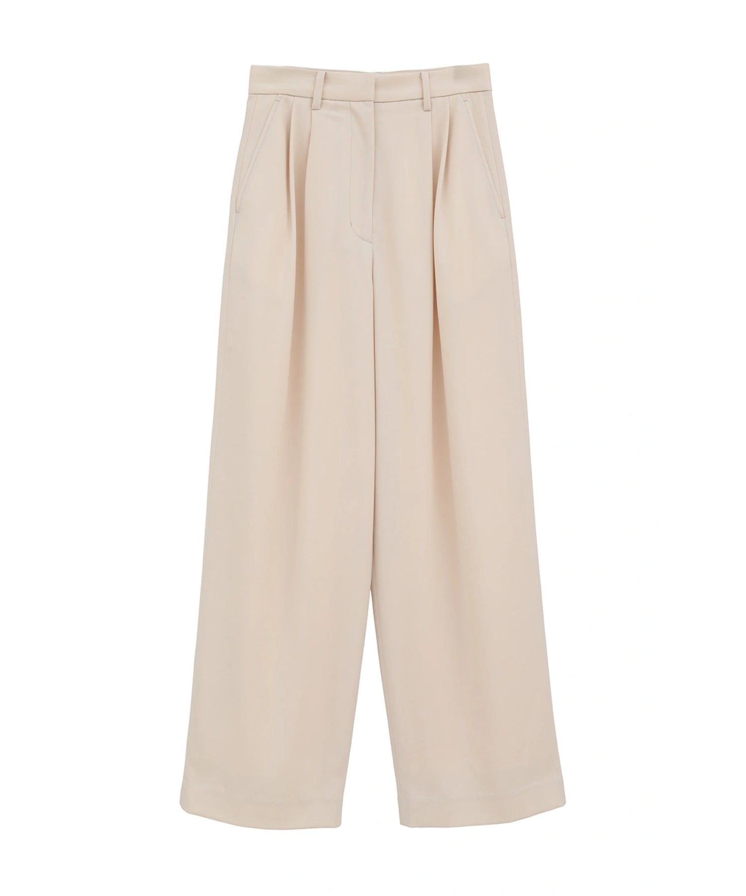 BASIC TUCK PANTS