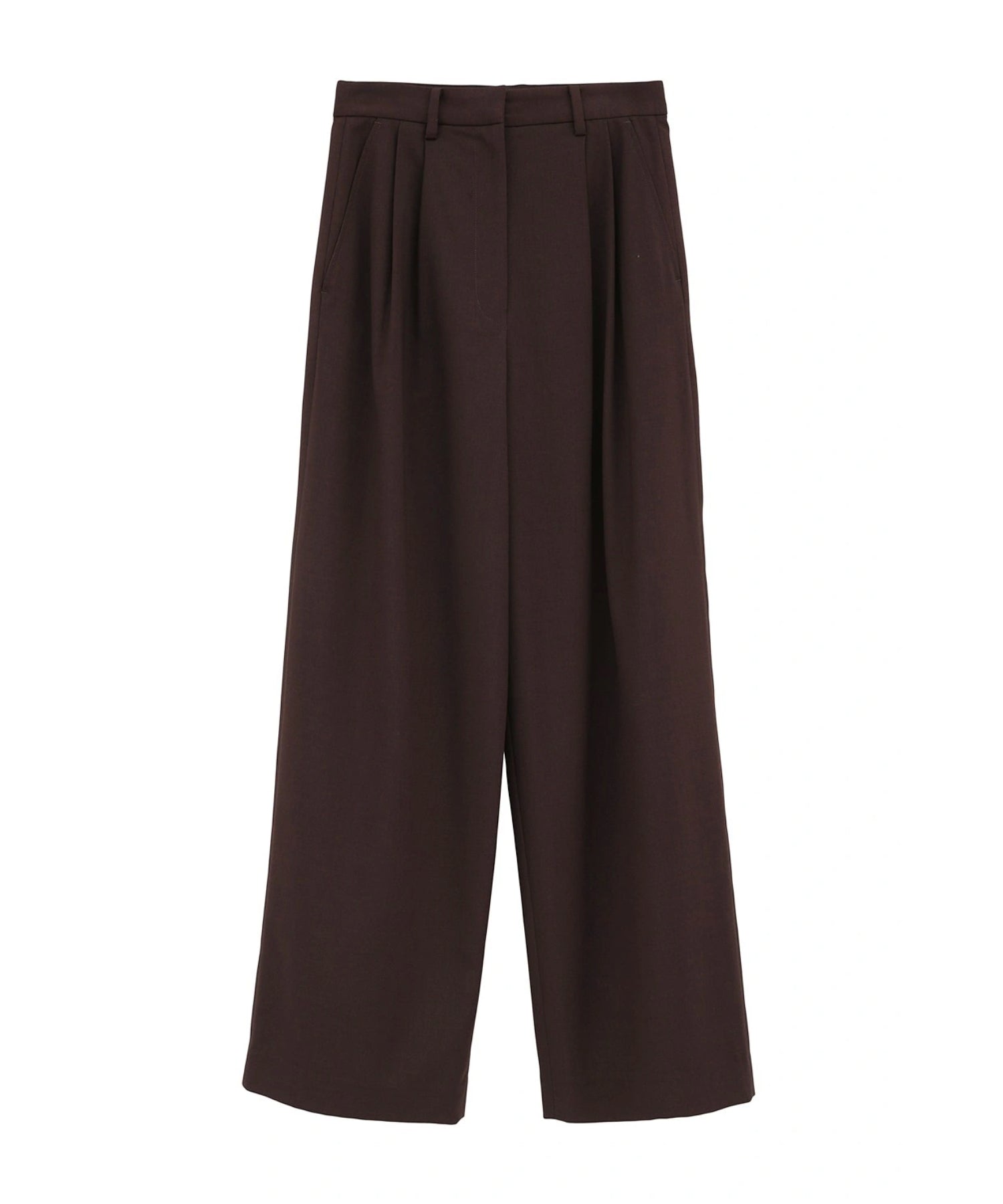 BASIC TUCK PANTS