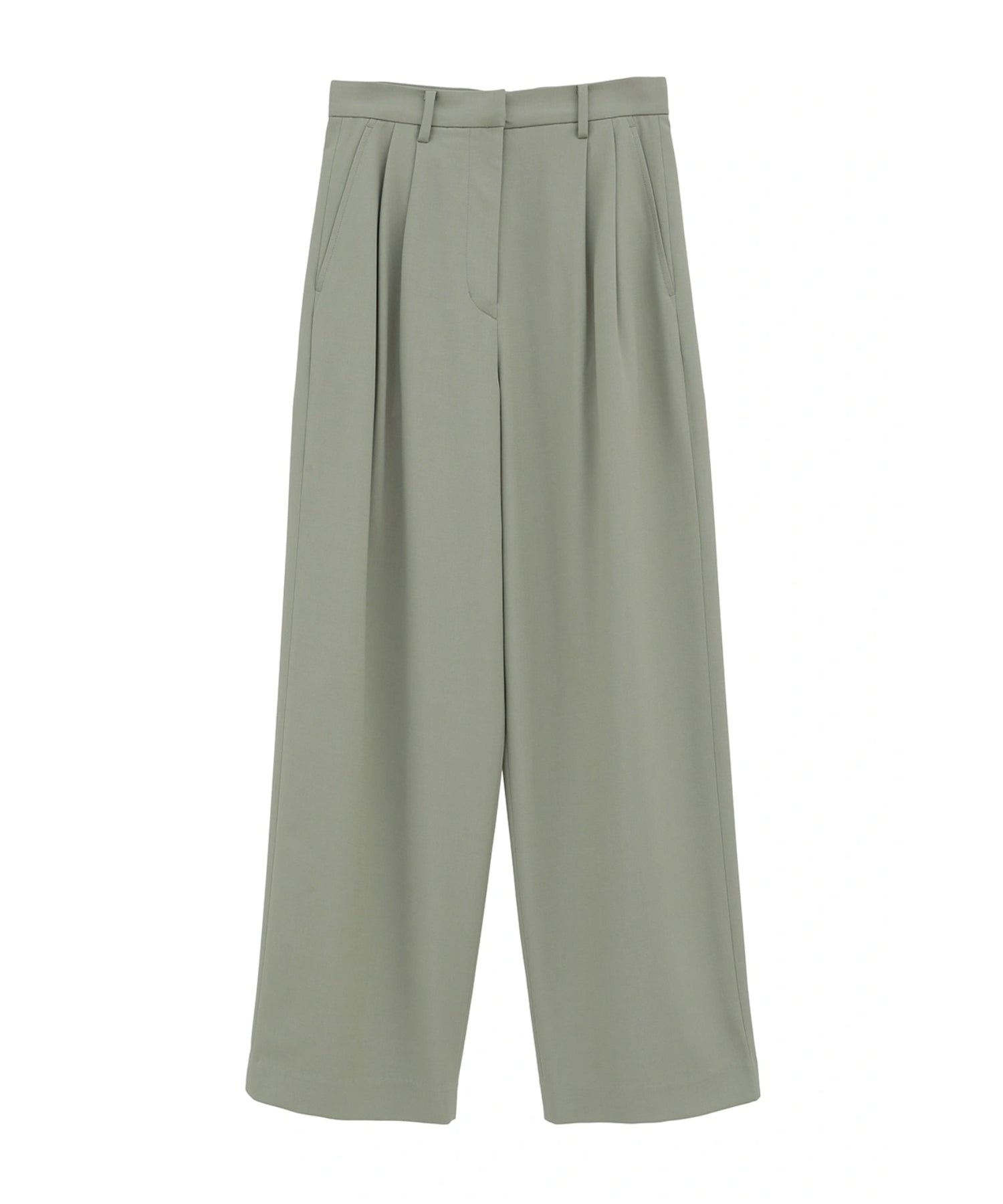 BASIC TUCK PANTS