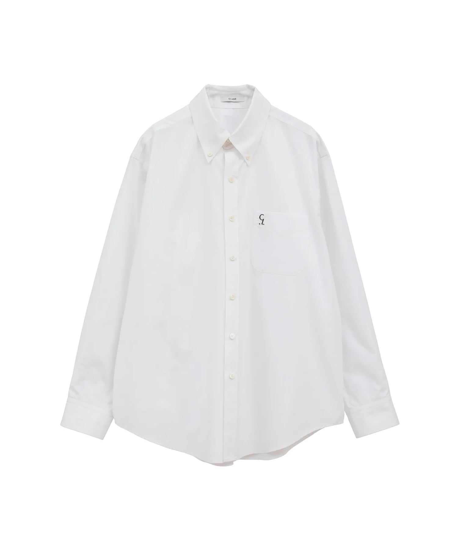 LOGO BUTTON-DOWN BASIC SHIRTS - CLANE (クラネ) - tops