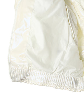 ESSENTIALS グロッシー 2-in-1スタイル クロップド丈 パファー