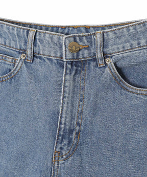 MID RISE DENIM JORTS