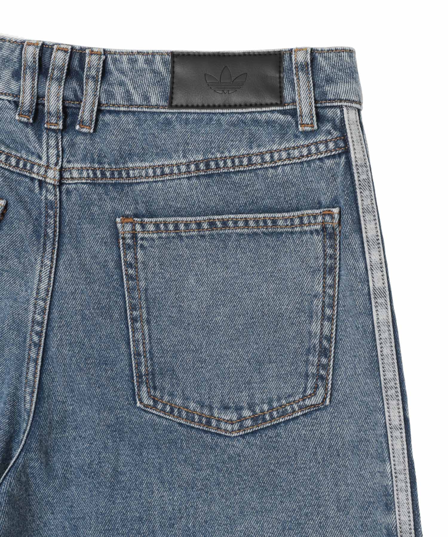 MID RISE DENIM JORTS