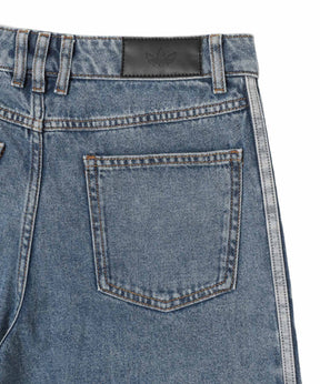 MID RISE DENIM JORTS
