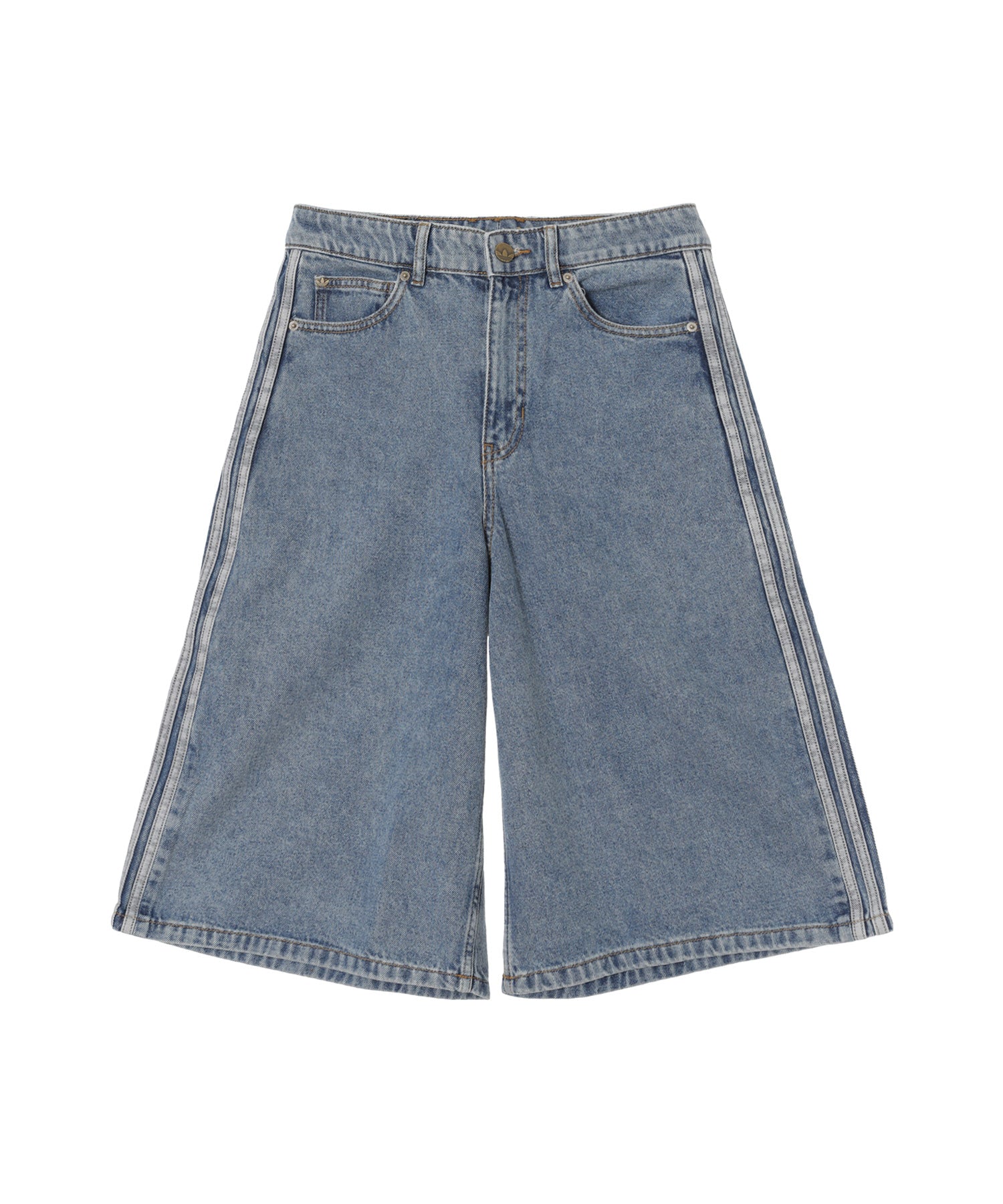 MID RISE DENIM JORTS