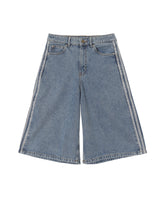 MID RISE DENIM JORTS