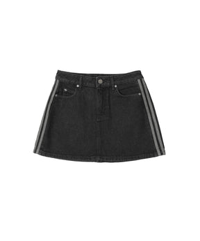 MID RISE DENIM SKIRT