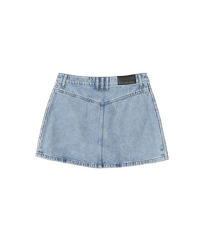 MID RISE DENIM SKIRT