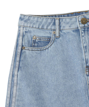 MID RISE DENIM SKIRT