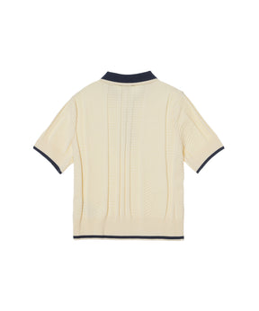 CABLE KNIT CALI TEE POLO