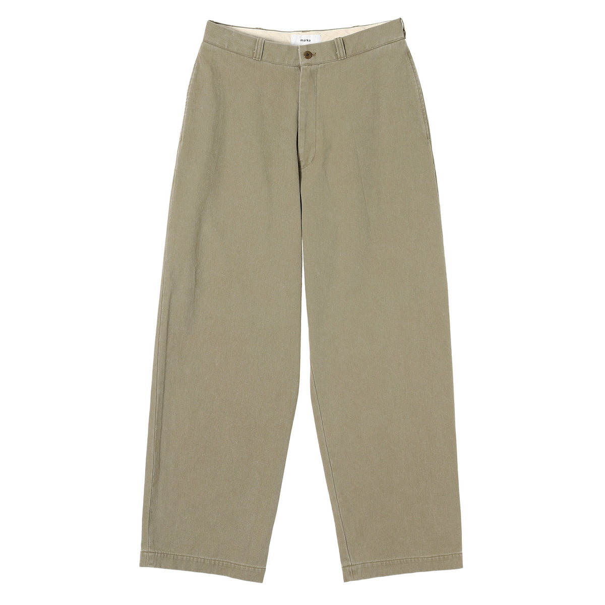 ORGANIC COTTON GABARDINE U.S.ARMY CHINO TROUSERS - marka