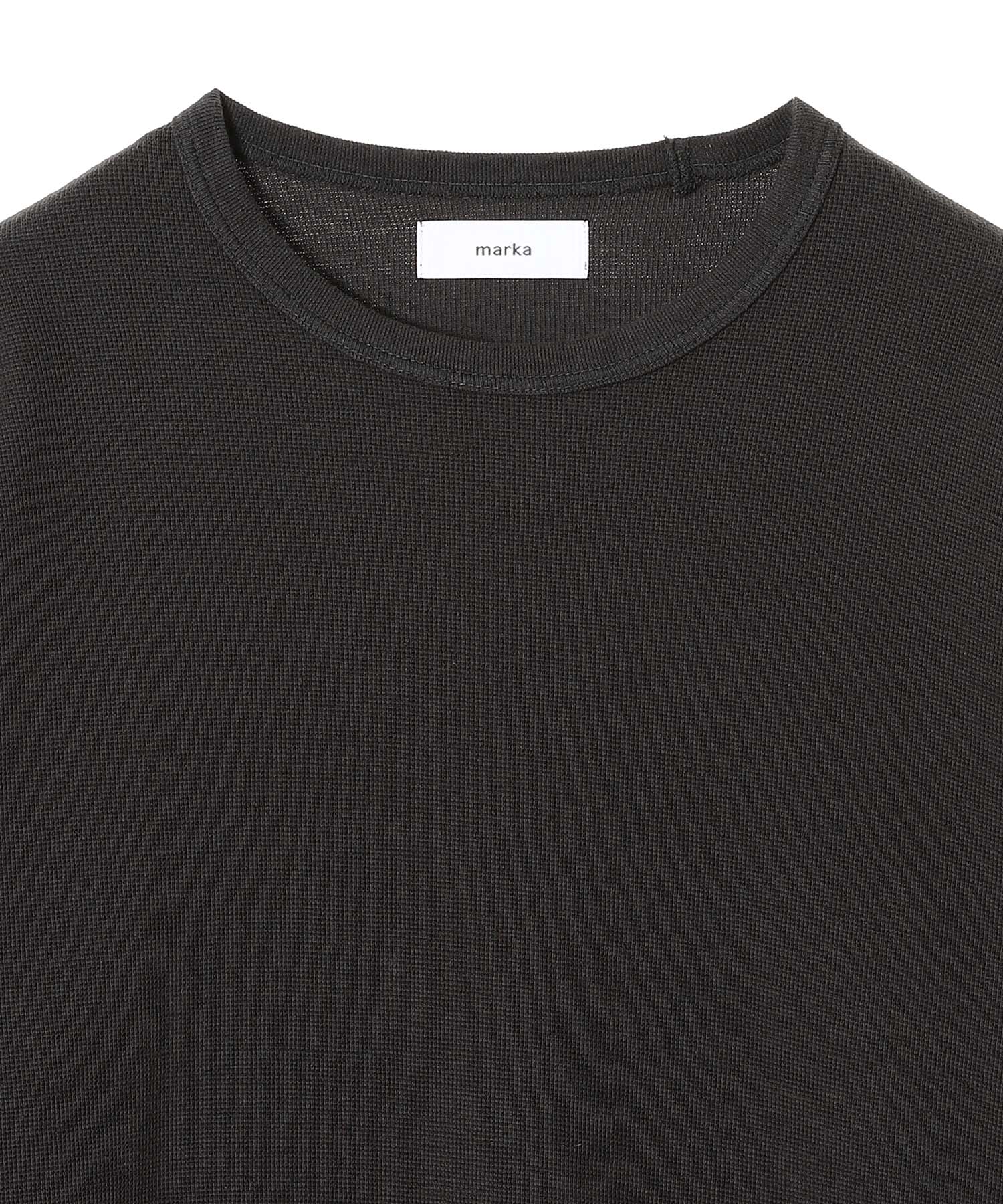 Organic Cotton Hemp Mesh Knit Crew Neck L/S Tee
