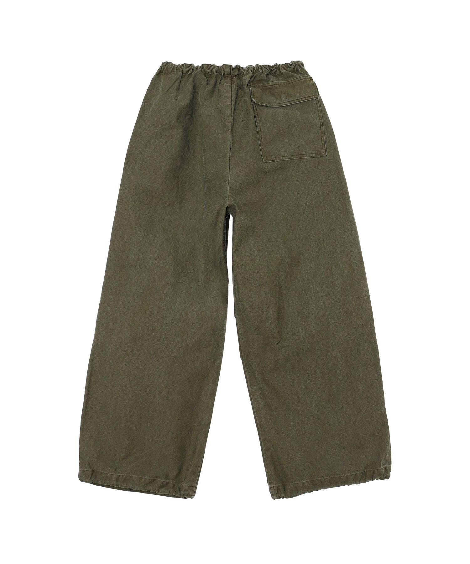 Organic Cotton Back Satin Wide Over Pants