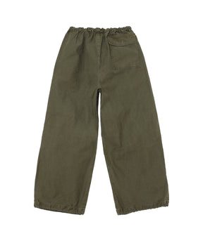 Organic Cotton Back Satin Wide Over Pants