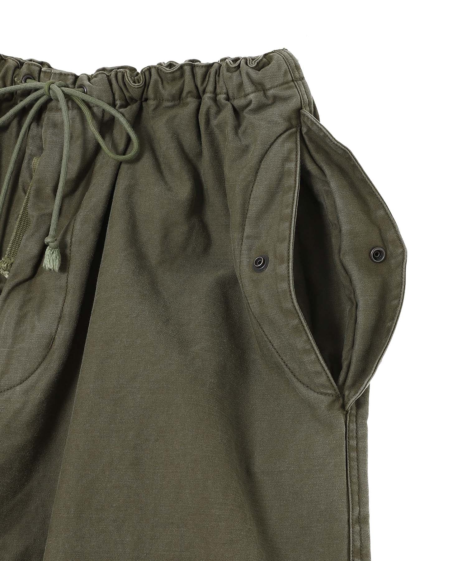 Organic Cotton Back Satin Wide Over Pants