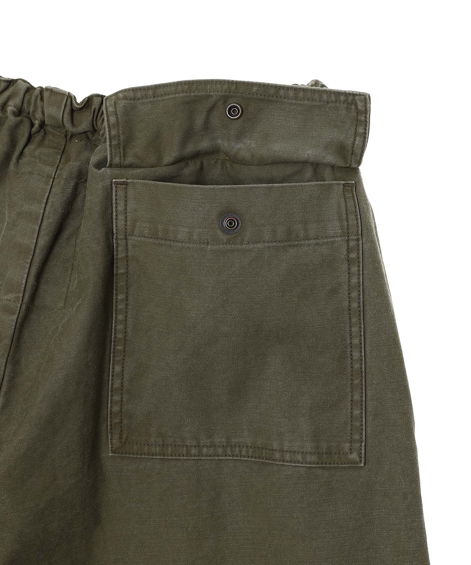 Organic Cotton Back Satin Wide Over Pants