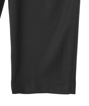 Recycled Polyester Non-Mulesed Wool Gabardine Two Tuck Military Trousers